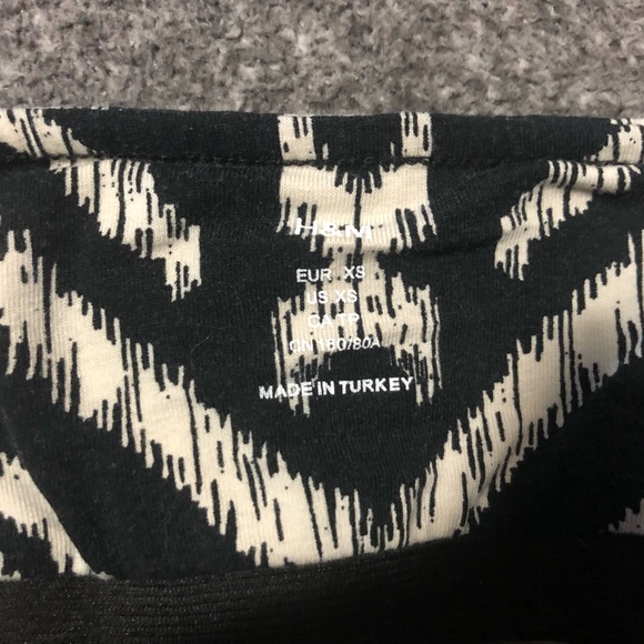 Black and White H&M full length tube top. - Picture 2 of 2